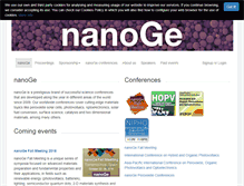 Tablet Screenshot of nanoge.org